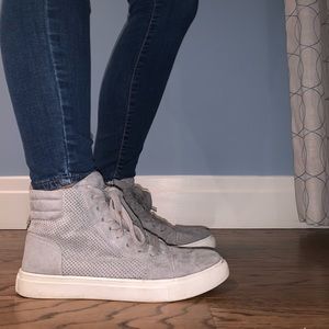 Steve Madden suede high top sneakers